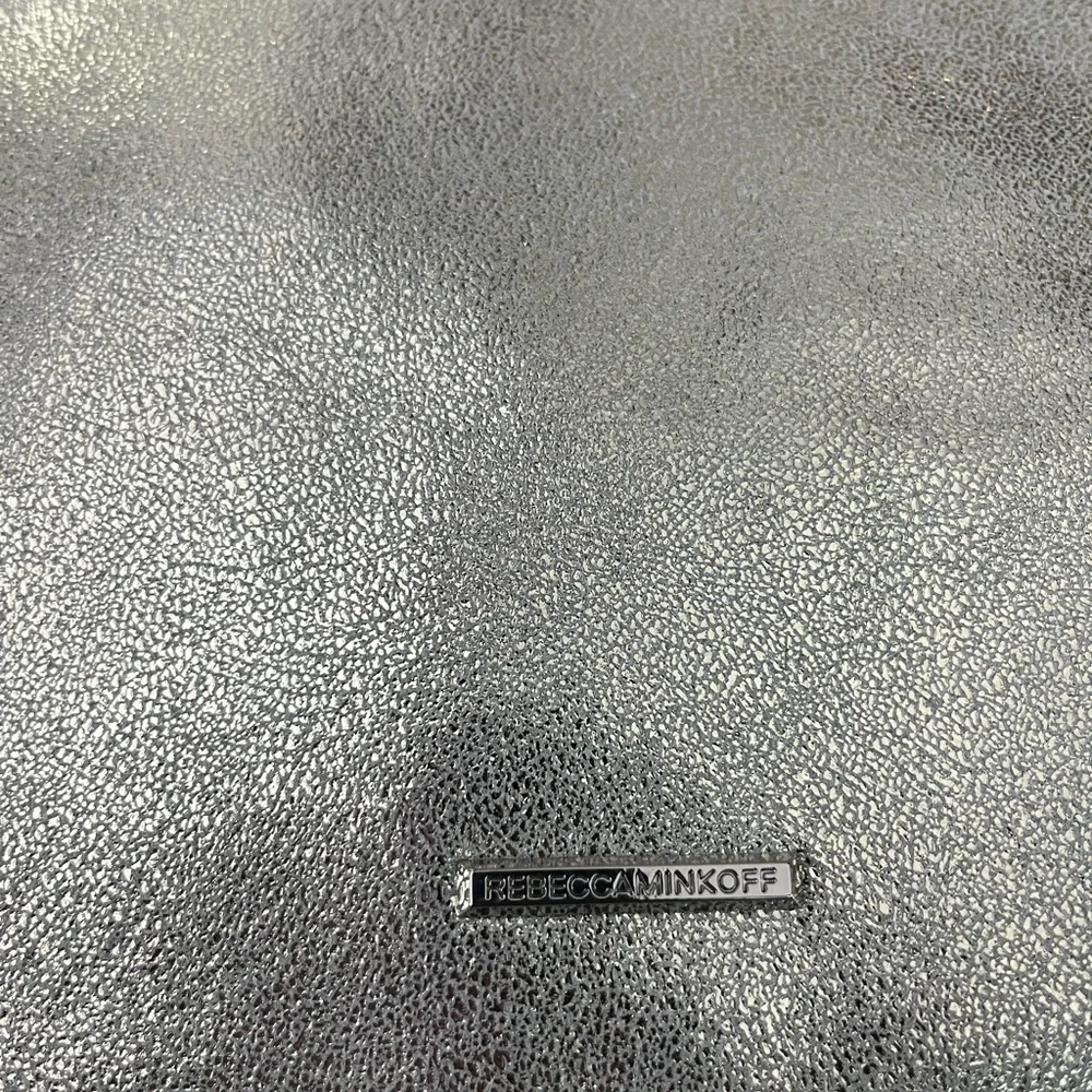 Rebecca Minkoff leo envelope zipper edge gold clutch purse - Picture 3 of 5